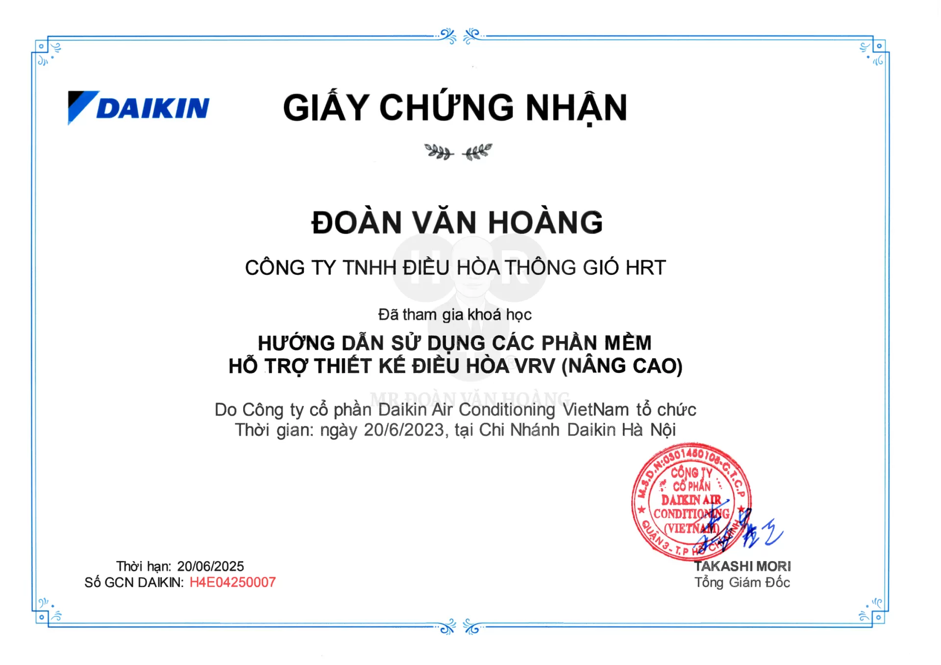 HRT – ĐỐI TÁC CHUYÊN NGHIỆP CHO GIẢI PHÁP VRV