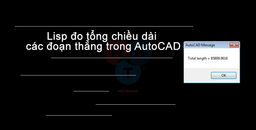 Lisp Tính Tổng Chiều Dài