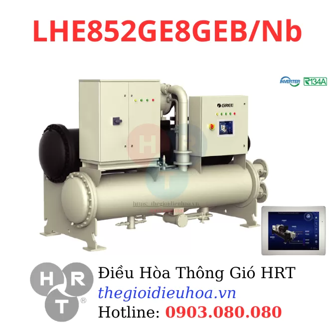 Điều Hòa Trung Tâm Chiller Gree Giải Nhiệt Nước LHE852GE8GEB/Nb