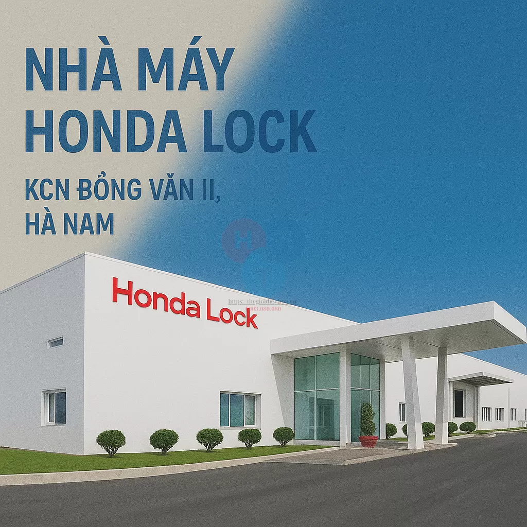 NHÀ MÁY Honda Lock - KCN Đồng Văn II, Hà Nam