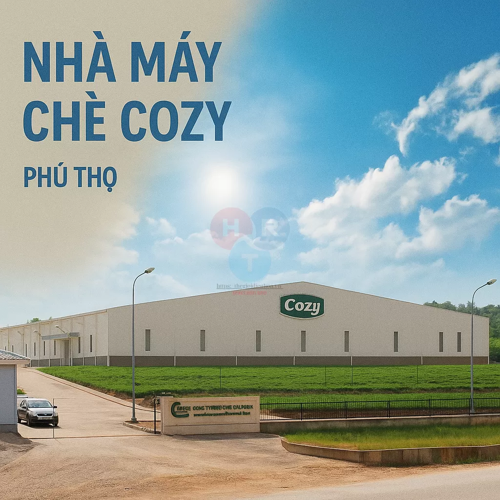 Nhà máy sản xuất chè Cozy tiêu chuẩn HS GMP