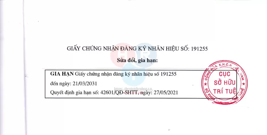 Giấy Chứng Nhận Nhãn Hiệu HRT Số 191255 – Khẳng Định Uy Tín Thương Hiệu HVAC Tại Việt Nam