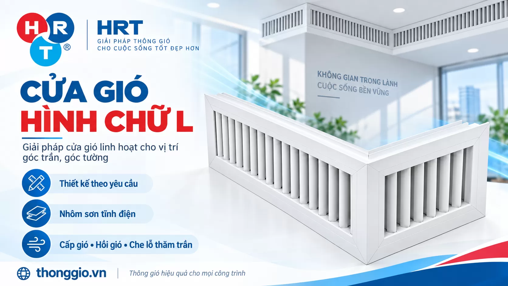 cửa gi&oacute; h&igrave;nh chữ L