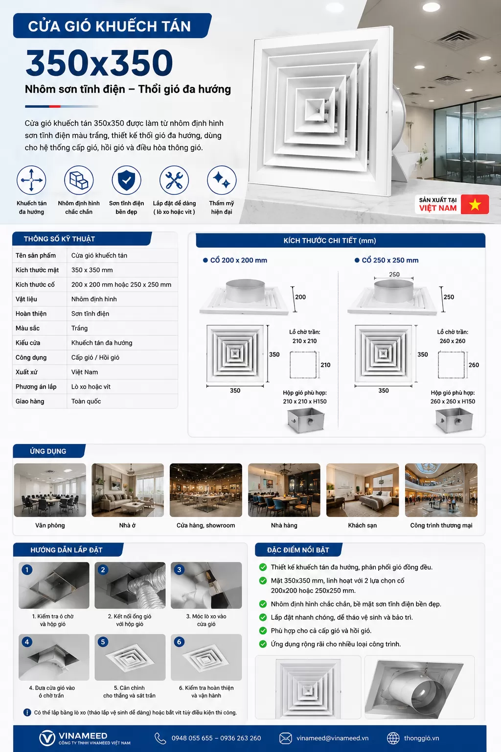 Cửa Gi&oacute; Khuếch T&aacute;n 350x350