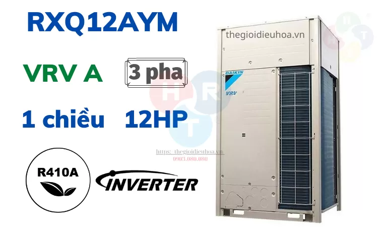 Dàn Nóng Daikin Loại VRV A 1 Chiều RXQ12AYM