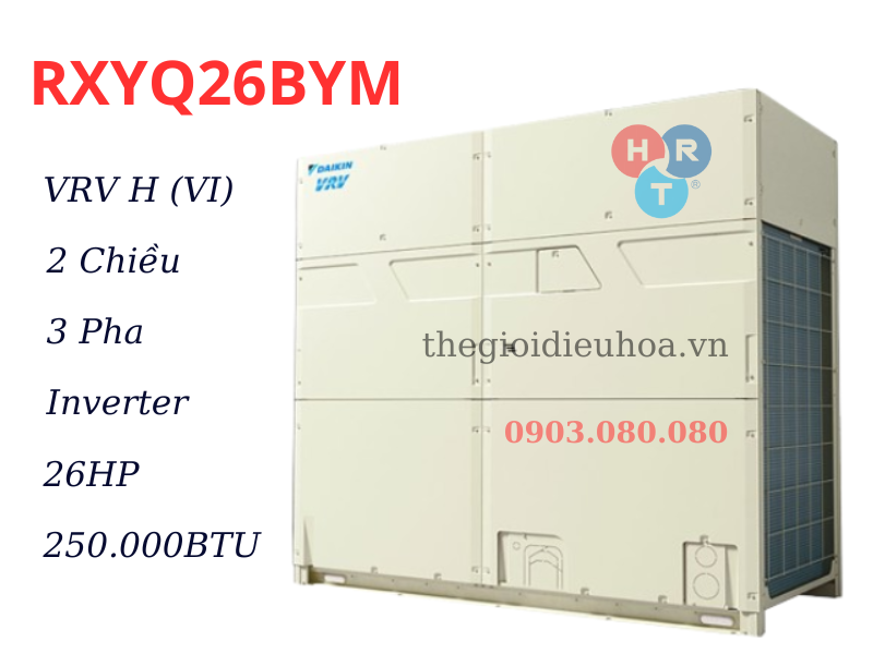 Tổ Hợp 2 Dàn Nóng Daikin VRV H 26HP RXYQ26BYM