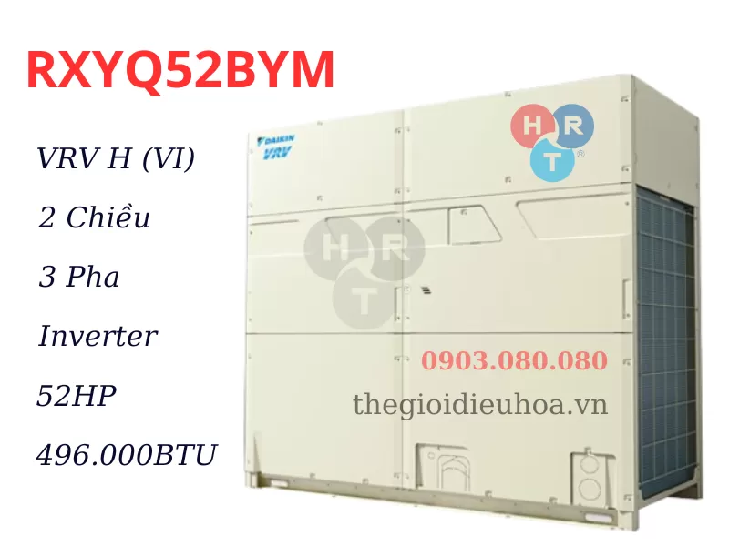 Tổ hợp 3 dàn nóng Daikin VRV H 52HP RXYQ52BYM