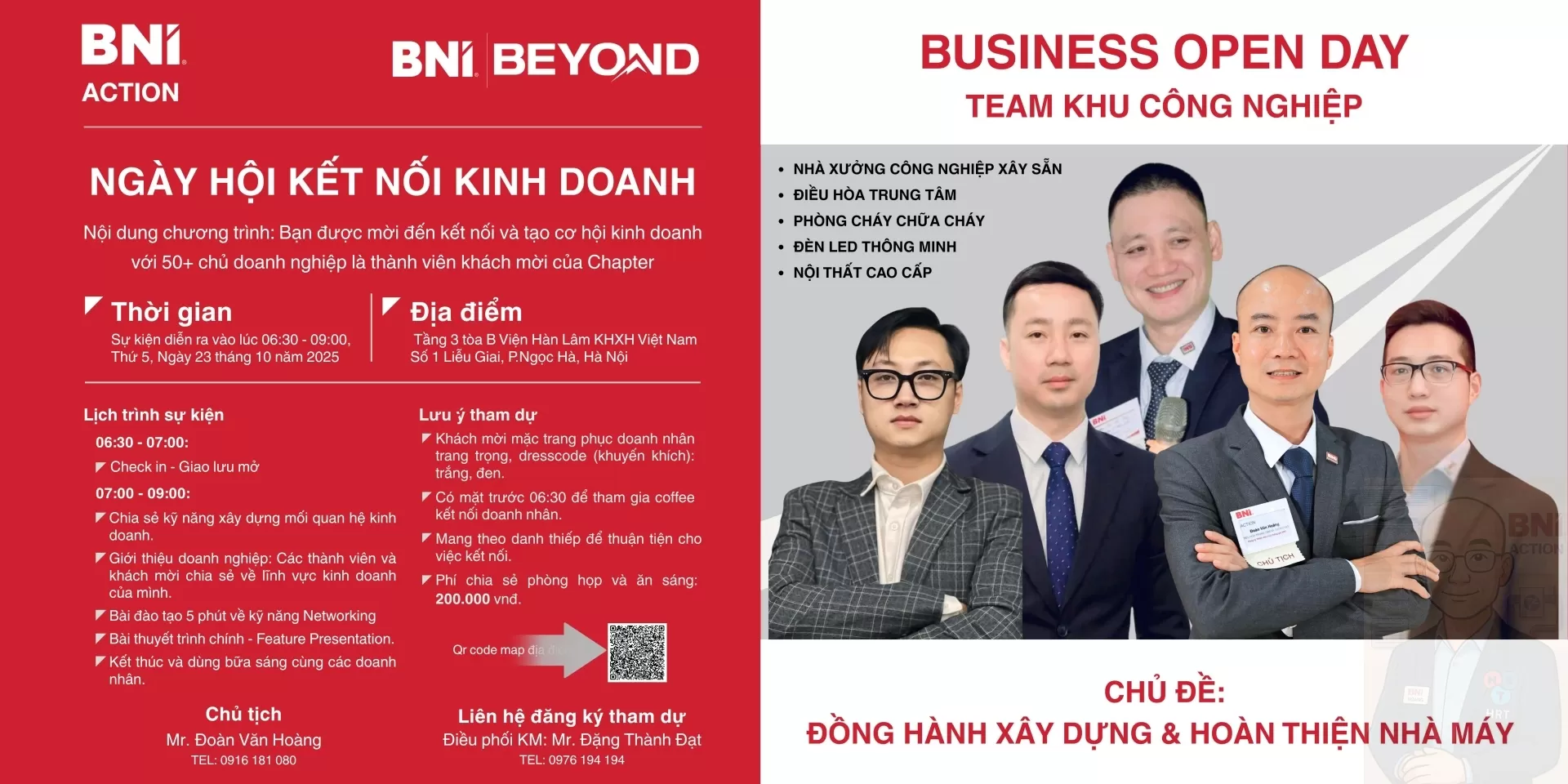 THƯ MỜI KẾT NỐI KINH DOANH – BNI ACTION – 23/10/2025