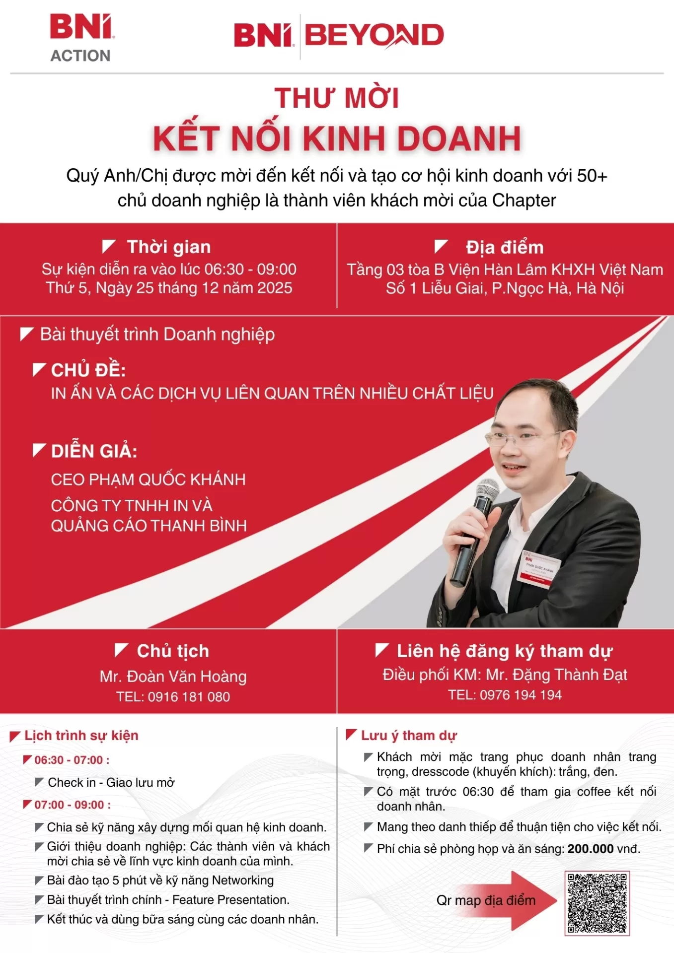 Kết Nối Kinh Doanh BNI Action 25/12/2025