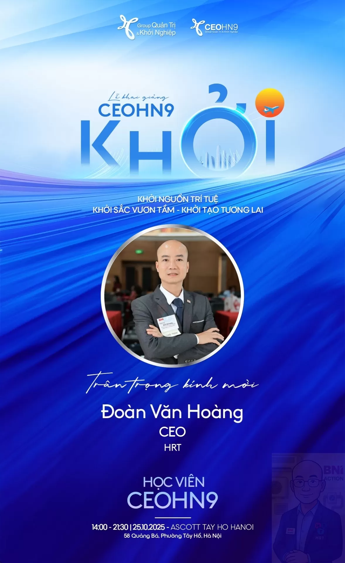 LỄ KHAI GIẢNG CEOHN9 – KHỞI