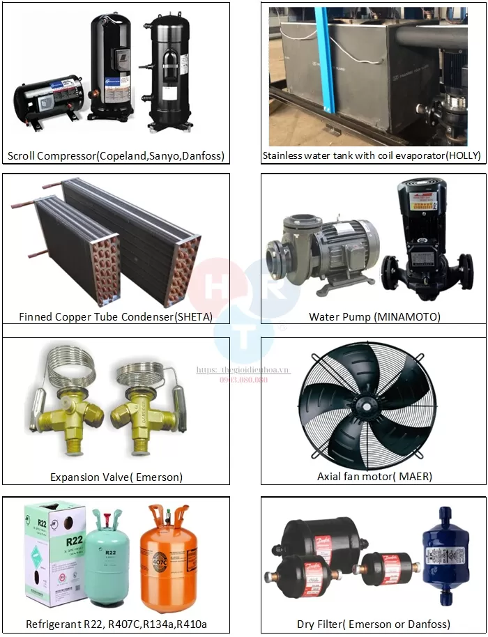 PHỤ TÙNG ĐIỀU HÒA CHILLER