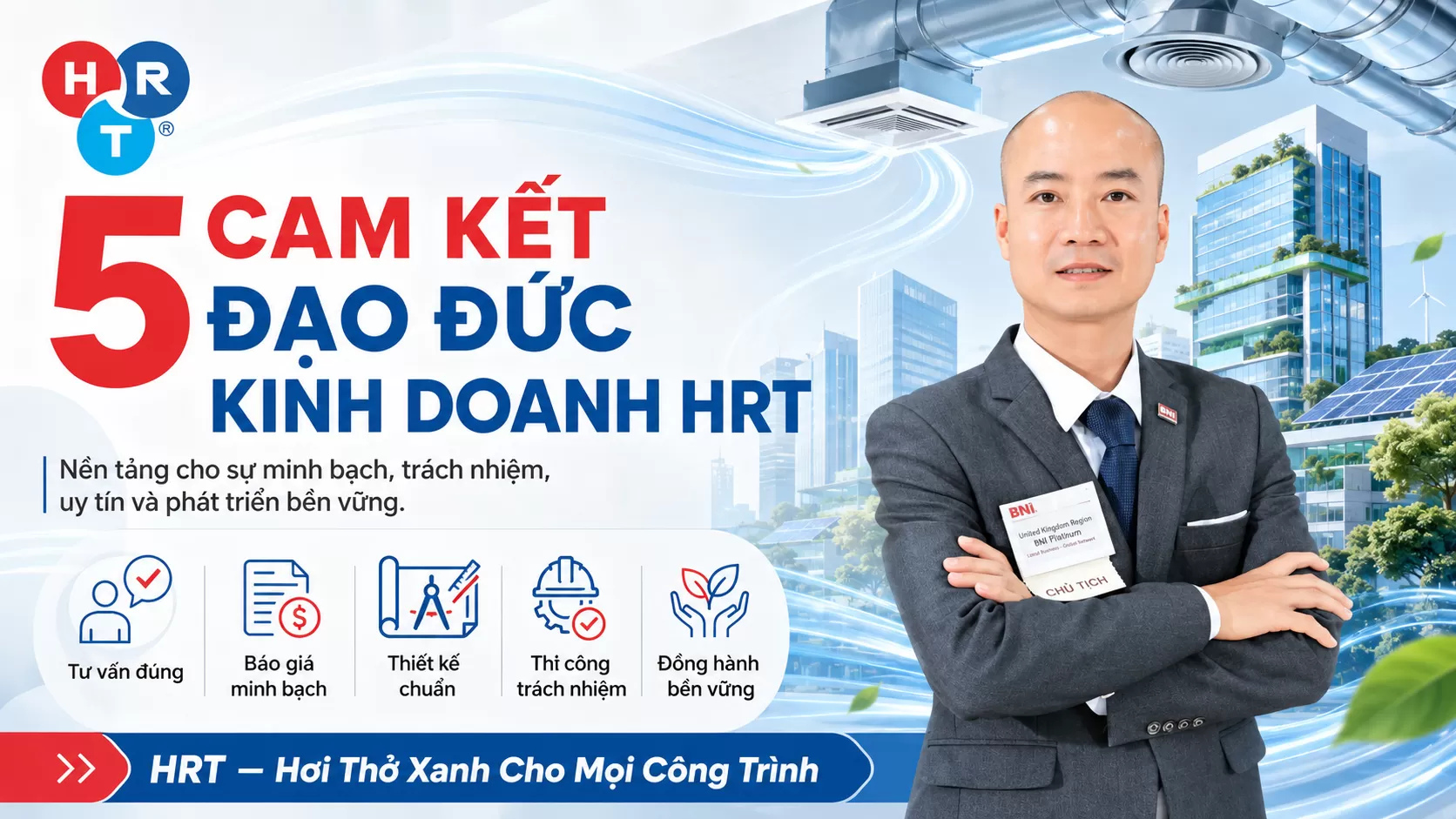 5 Cam Kết Đạo Đức Kinh Doanh HRT