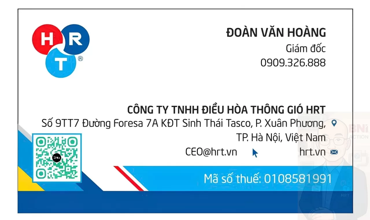 GIỚI THIỆU CÔNG TY TNHH ĐIỀU HÒA THÔNG GIÓ HRT