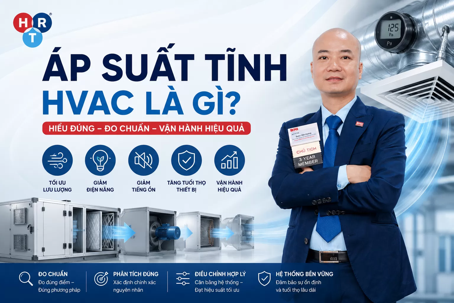 Áp Suất Tĩnh Ống Gió Là Gì? Ảnh Hưởng Đến HVAC