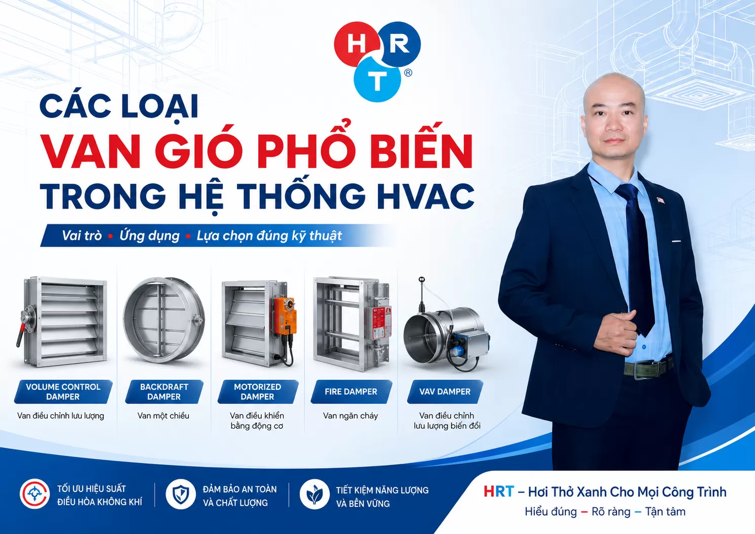 Các Loại Van Gió Phổ Biến Trong HVAC | Vai Trò Và Ứng Dụng
