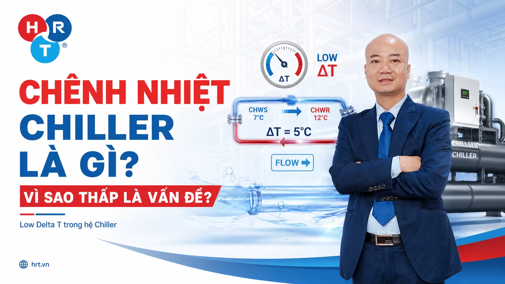 Chênh Nhiệt Chiller Là Gì? Vì Sao ΔT Thấp Là Vấn Đề?