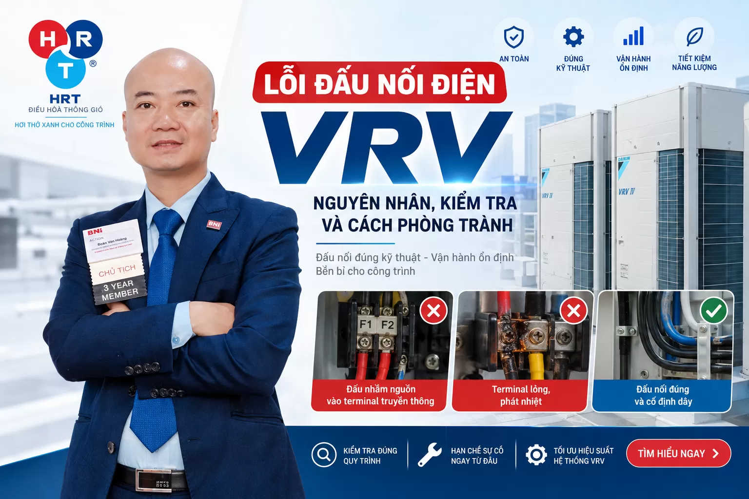 Lỗi Đấu Nối Điện VRV: 10 Sai Sót Kỹ Thuật Cần Tránh