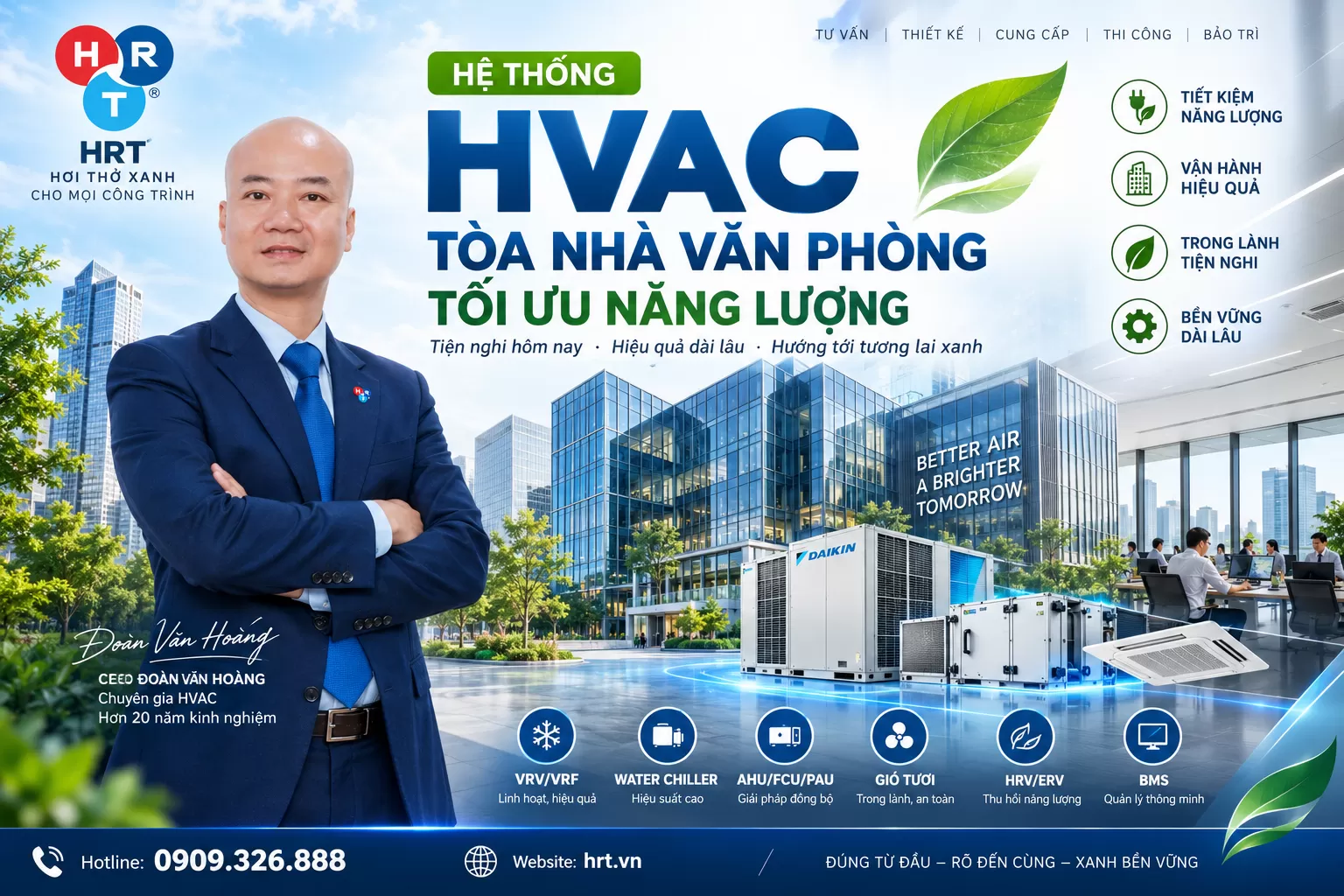 Hệ thống HVAC tòa nhà văn phòng