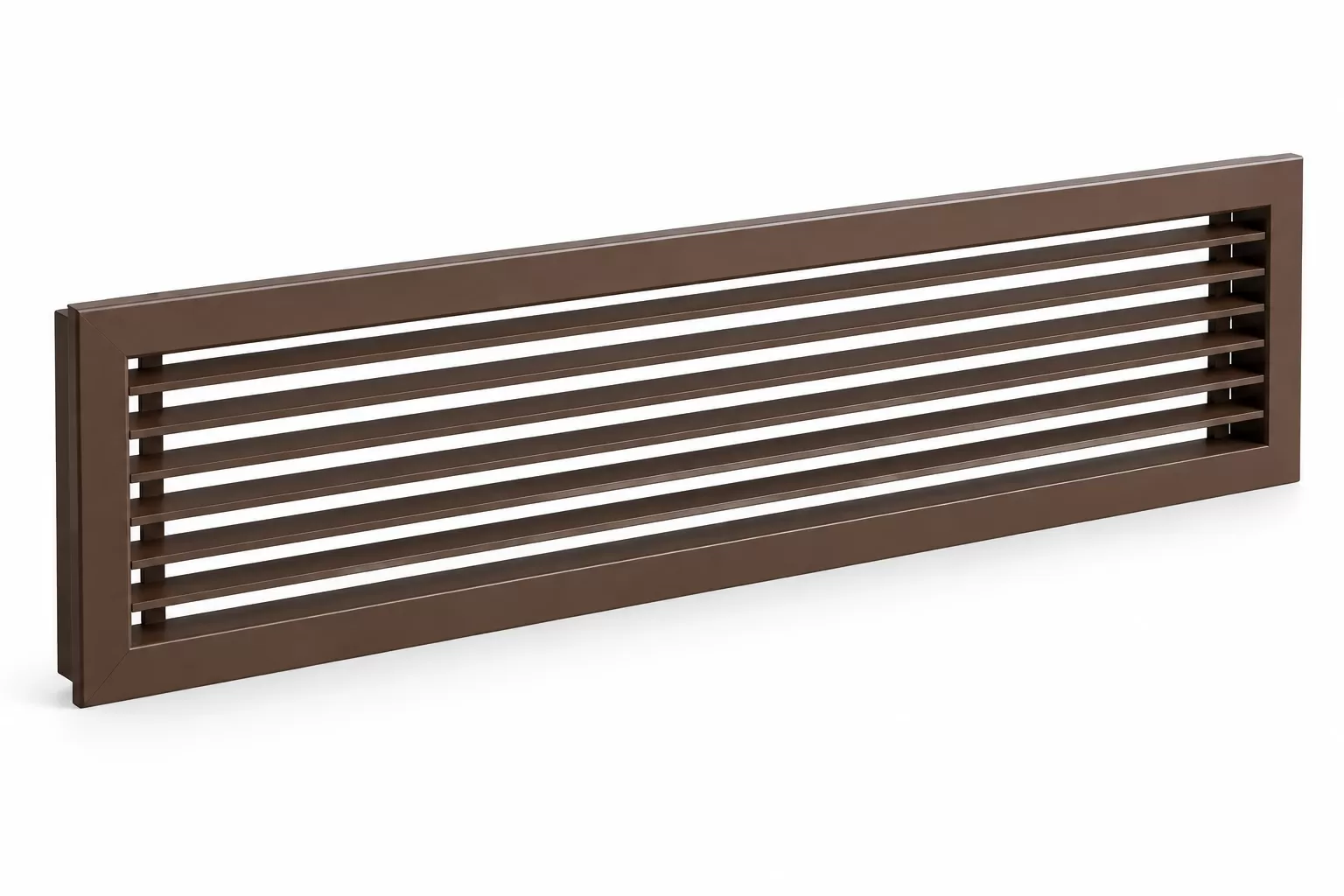 Cửa gió nan T màu nâu KT 1200x200