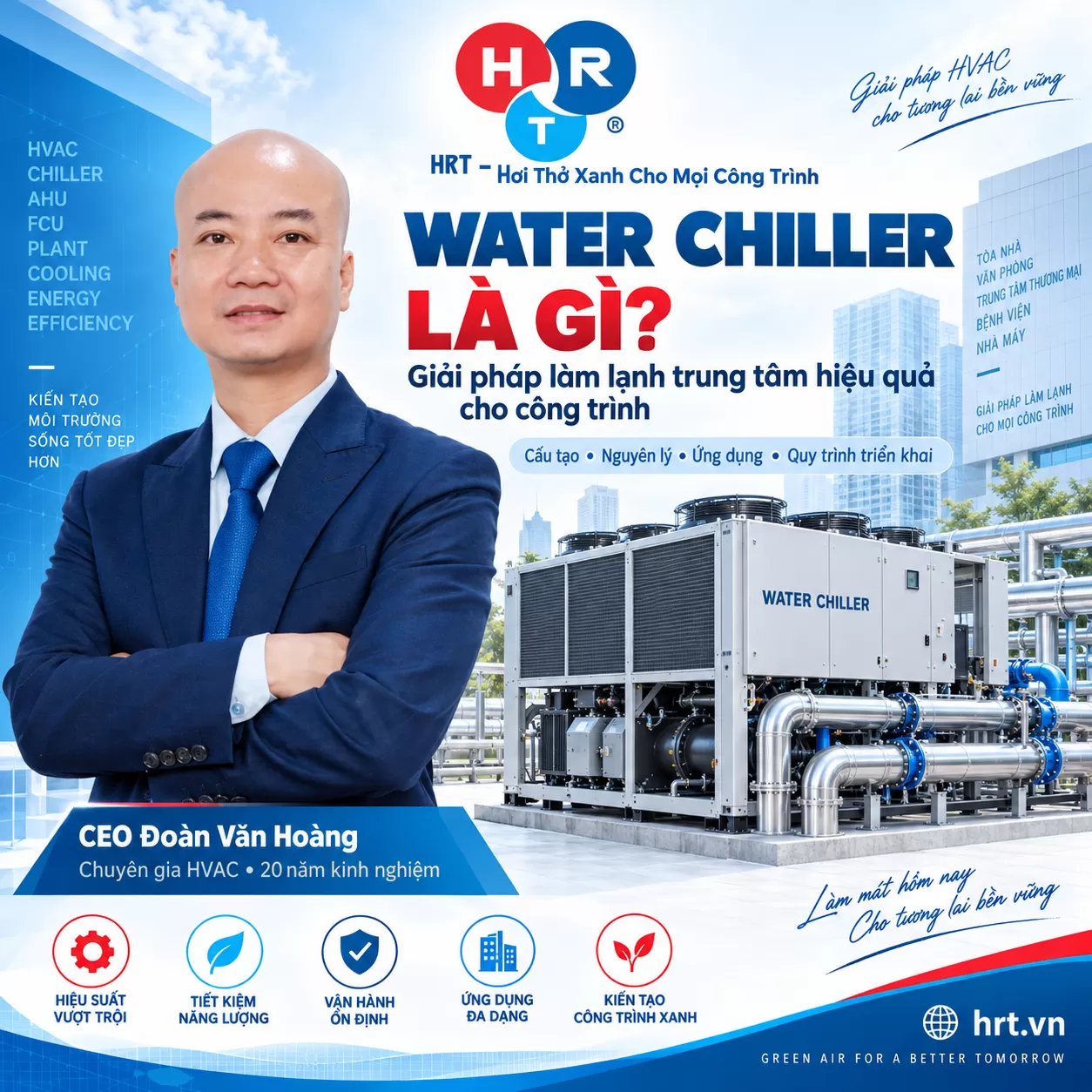 Water Chiller Là Gì? Cấu Tạo, Nguyên Lý Và Giải Pháp